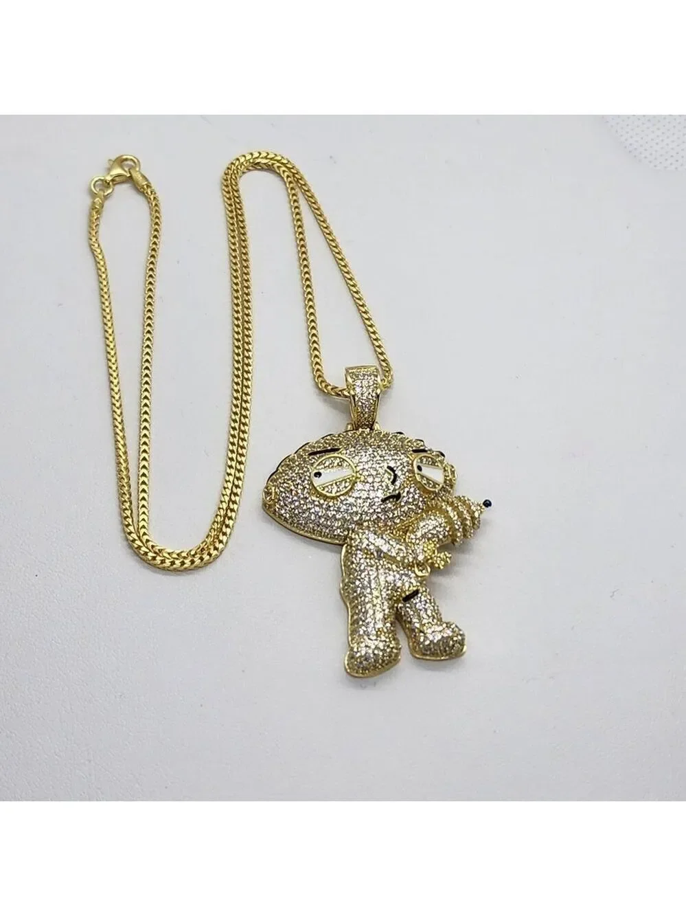 Brand New Sterling Silver 925 Stewie Necklace